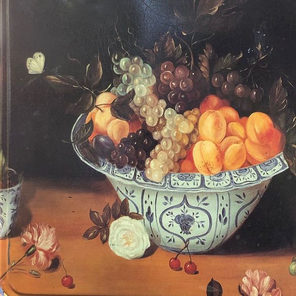 Vintage France Massilly Fruit Tin, Square Storage Container; Cookie/Candy Storag - Picture 4 of 6